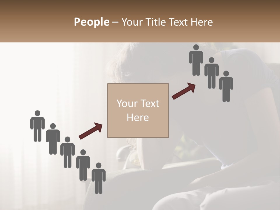 Woman Old Coastal PowerPoint Template