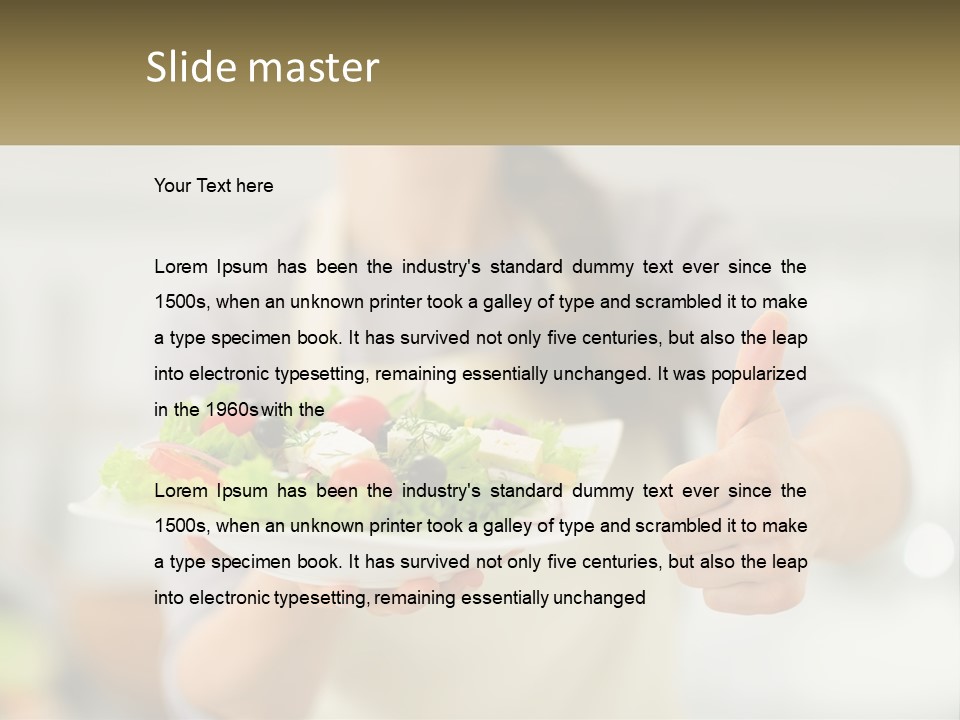 Old Pensioner Sunset PowerPoint Template