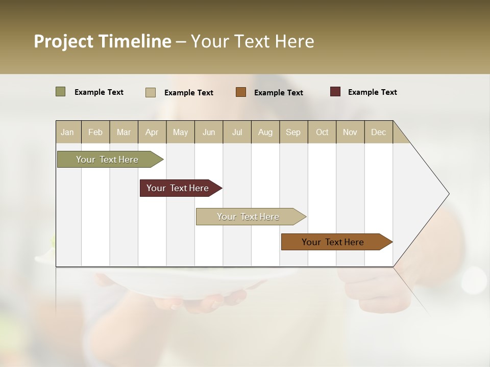 Old Pensioner Sunset PowerPoint Template