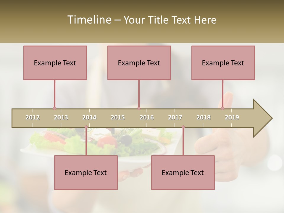 Old Pensioner Sunset PowerPoint Template