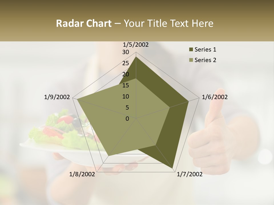 Old Pensioner Sunset PowerPoint Template