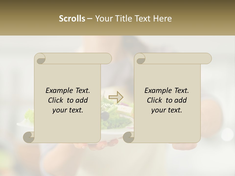 Old Pensioner Sunset PowerPoint Template