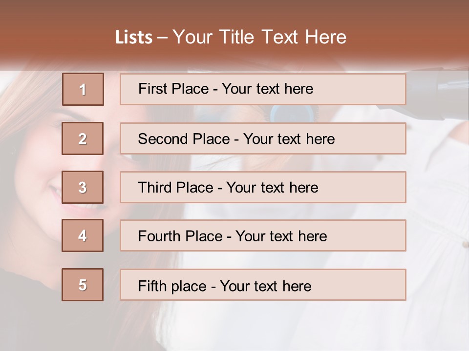 Standing Family Parent PowerPoint Template
