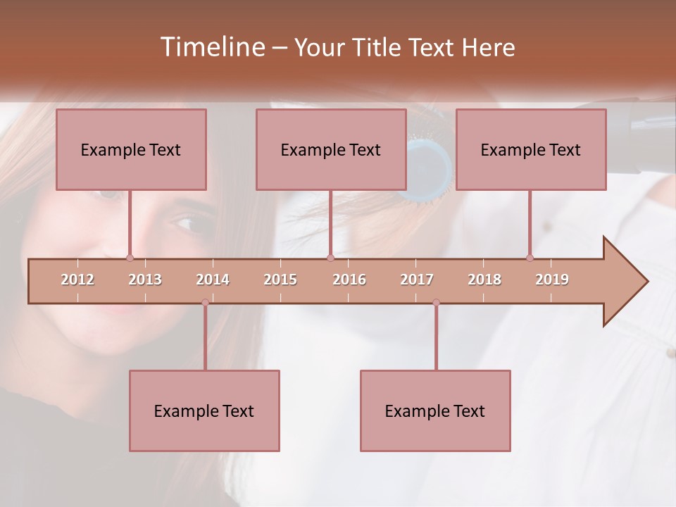 Standing Family Parent PowerPoint Template