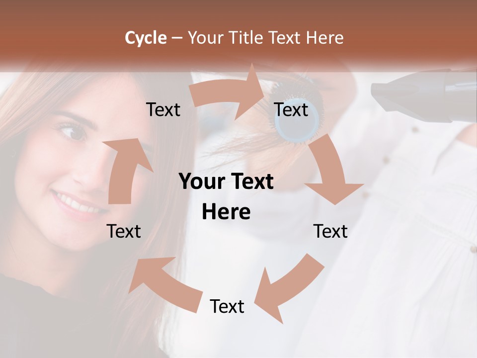 Standing Family Parent PowerPoint Template