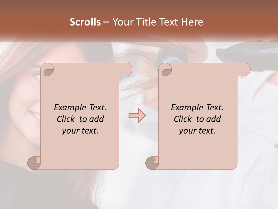 Standing Family Parent PowerPoint Template