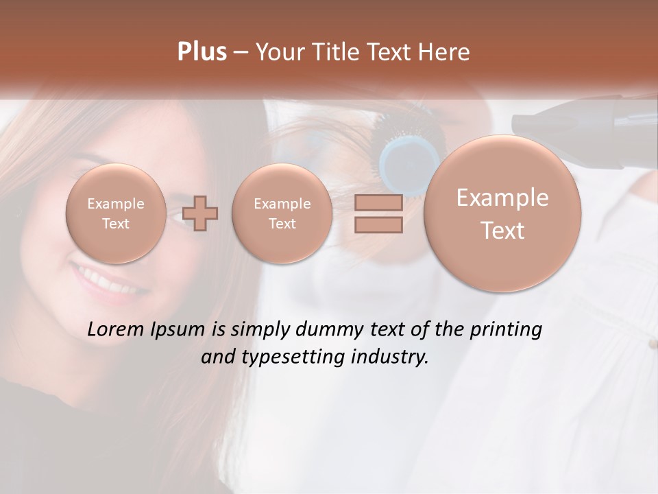 Standing Family Parent PowerPoint Template