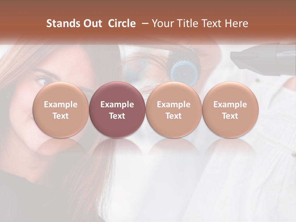 Standing Family Parent PowerPoint Template