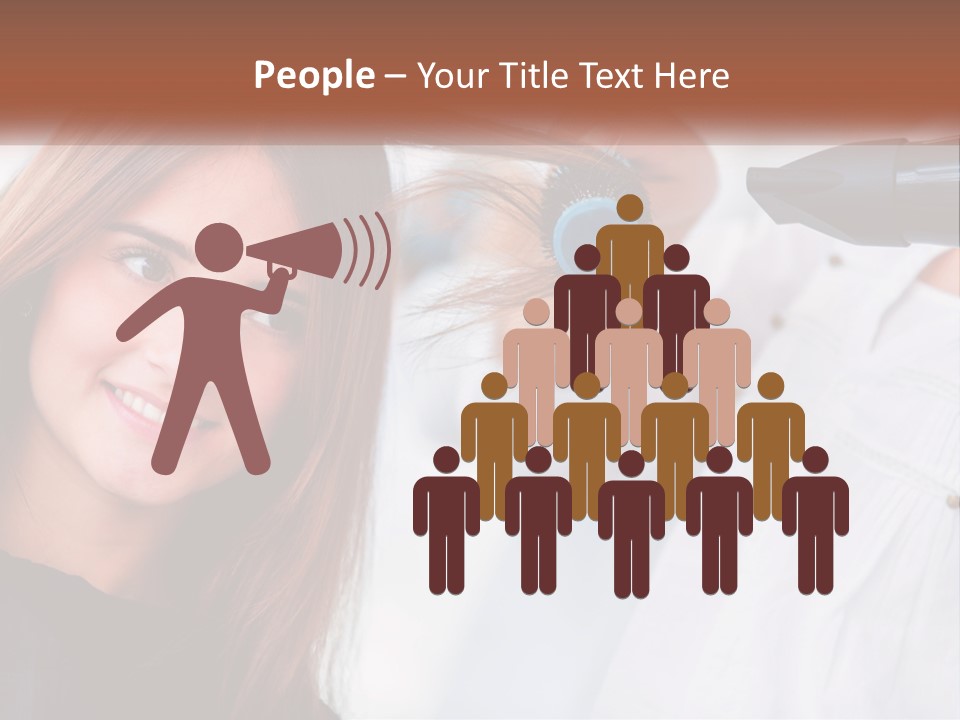 Standing Family Parent PowerPoint Template