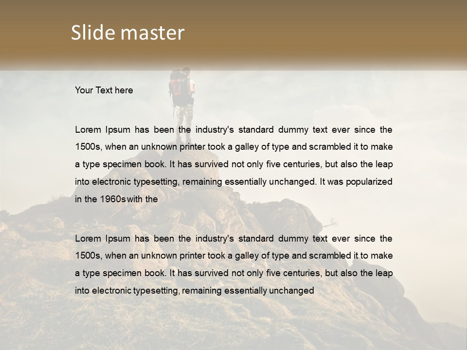 Family Pensioner Lifestyle PowerPoint Template