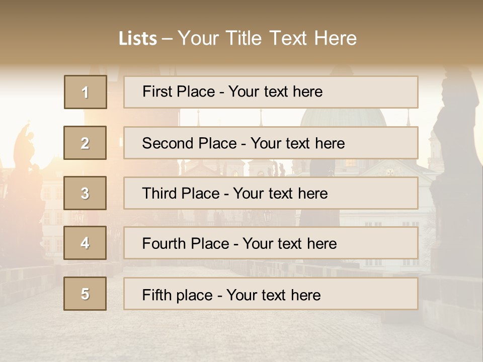 Lifestyle Retired Ocean PowerPoint Template