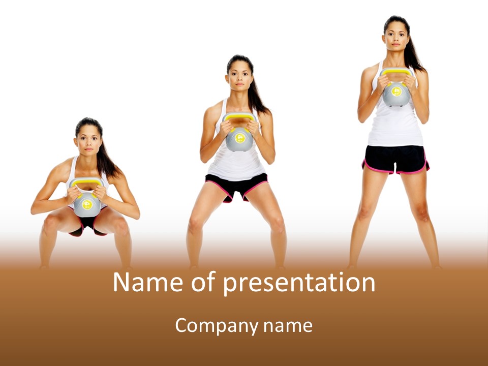 Daughter Peaceful Caucasian PowerPoint Template