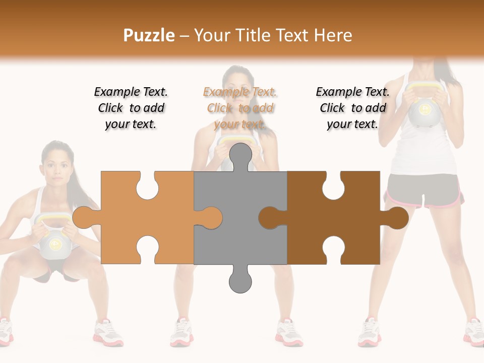 Daughter Peaceful Caucasian PowerPoint Template