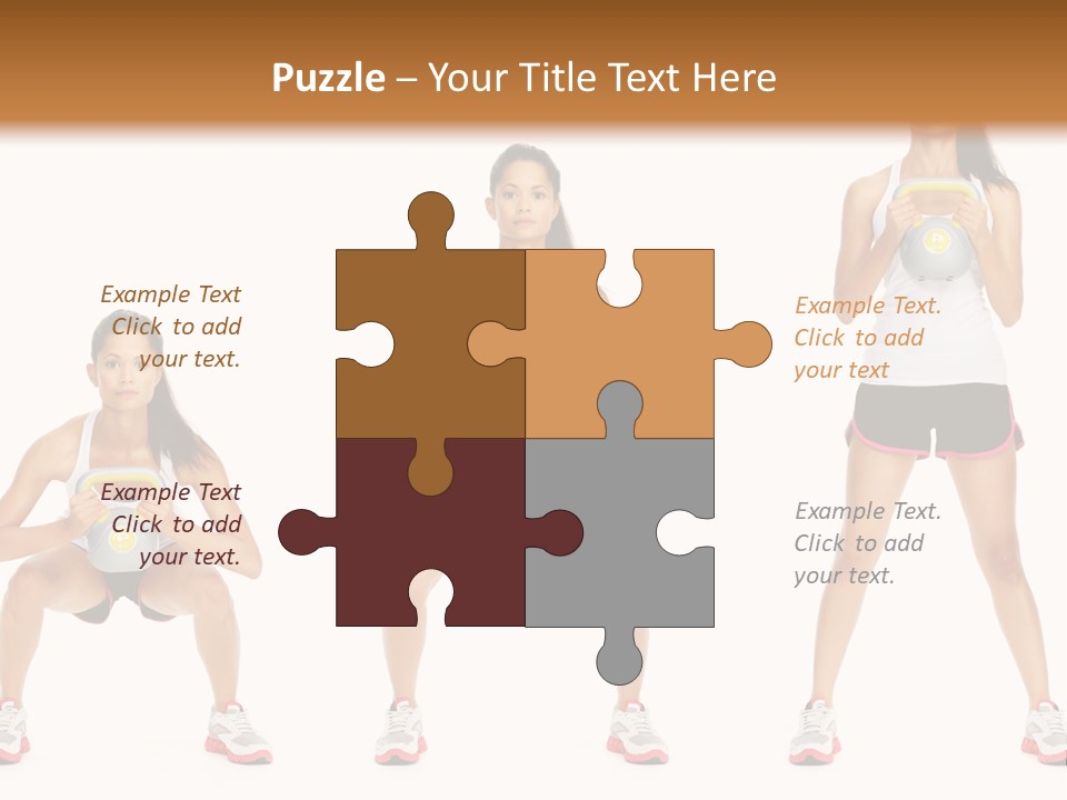 Daughter Peaceful Caucasian PowerPoint Template