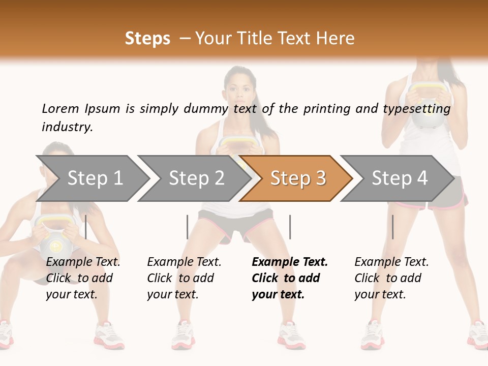 Daughter Peaceful Caucasian PowerPoint Template