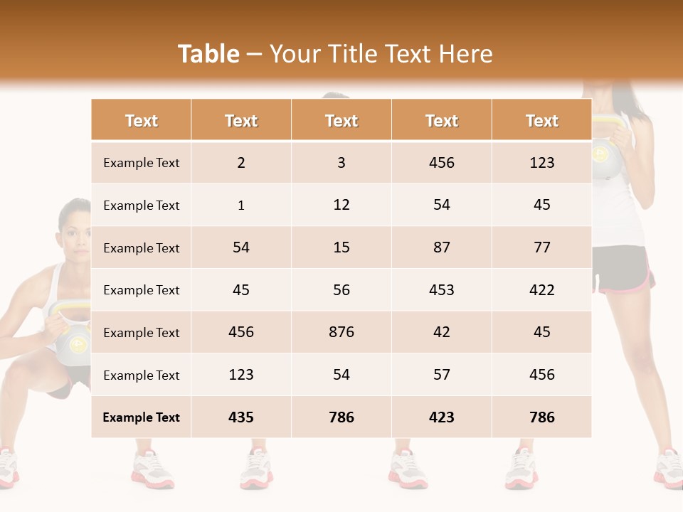 Daughter Peaceful Caucasian PowerPoint Template