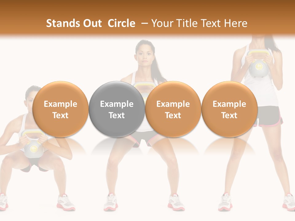 Daughter Peaceful Caucasian PowerPoint Template