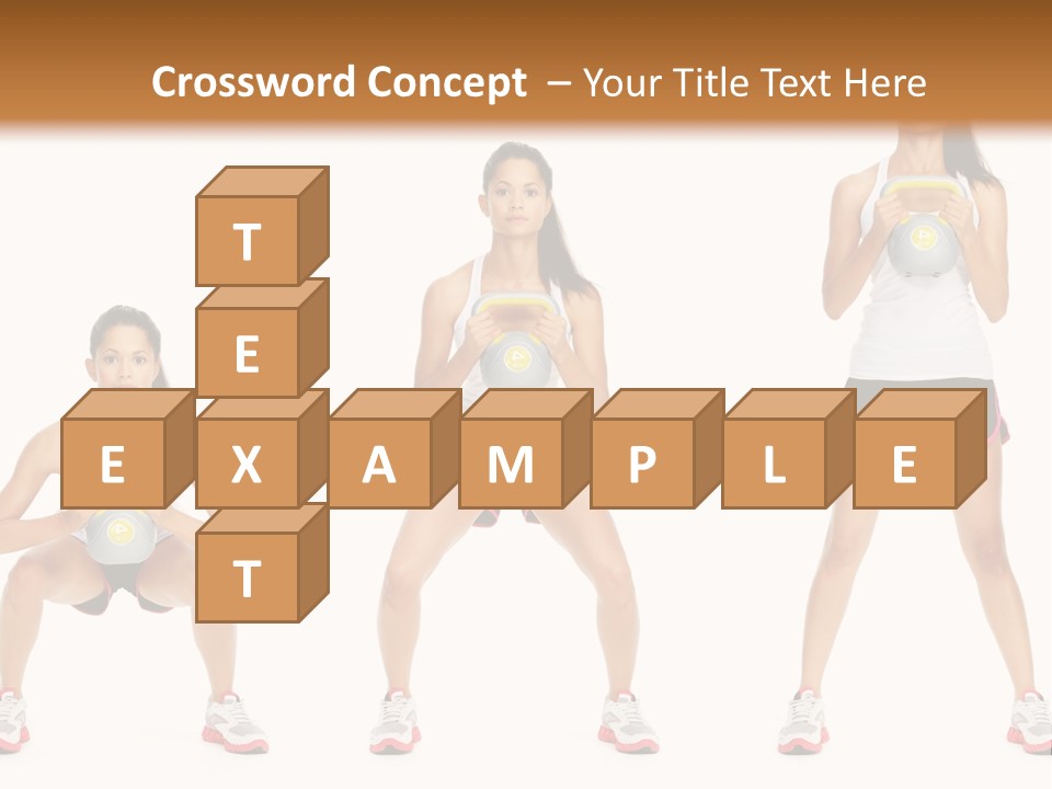 Daughter Peaceful Caucasian PowerPoint Template