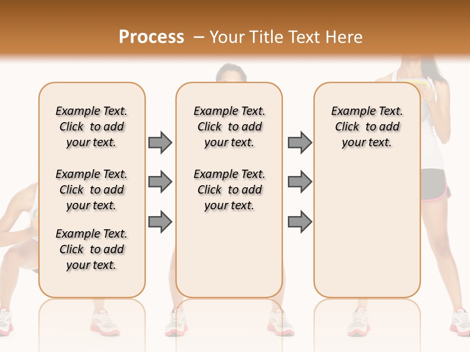Daughter Peaceful Caucasian PowerPoint Template