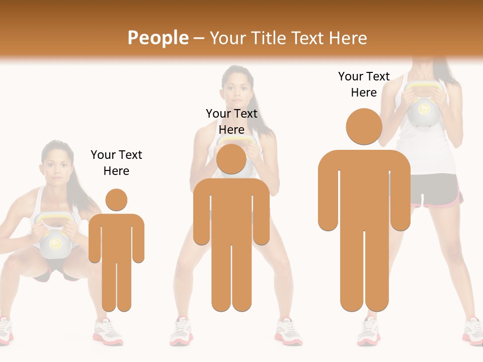 Daughter Peaceful Caucasian PowerPoint Template