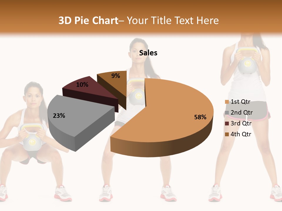 Daughter Peaceful Caucasian PowerPoint Template