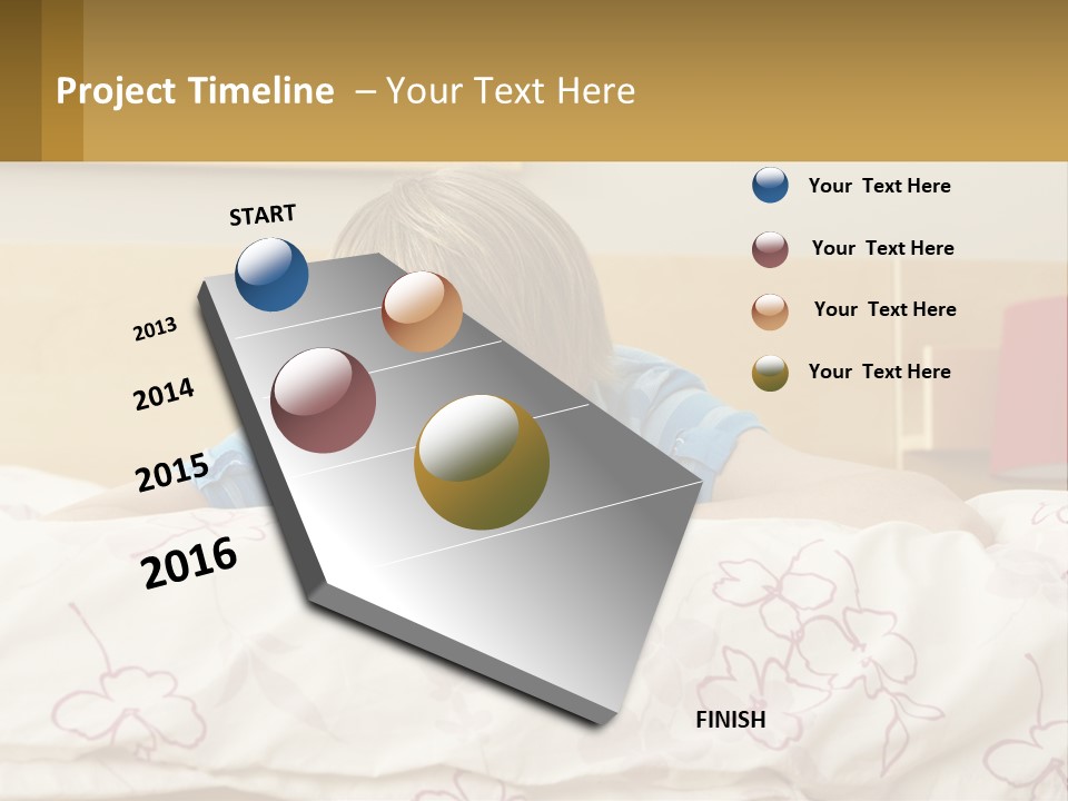 Retired Wave Pensioner PowerPoint Template