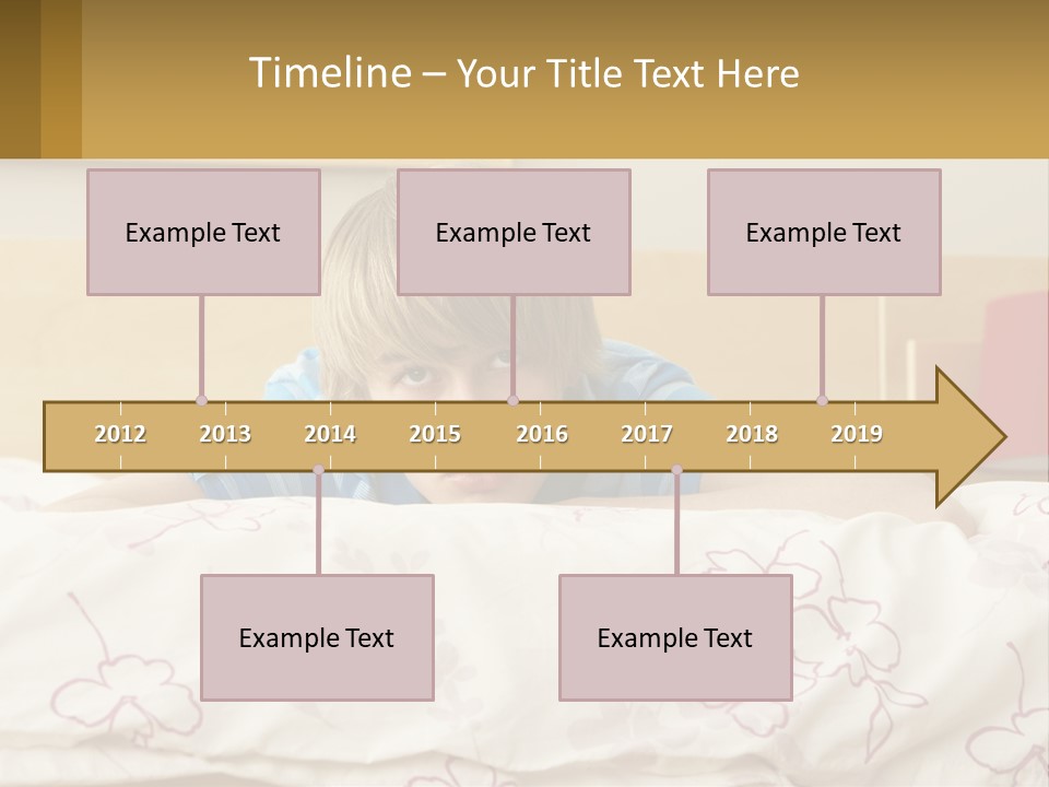 Retired Wave Pensioner PowerPoint Template