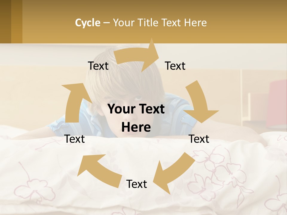 Retired Wave Pensioner PowerPoint Template