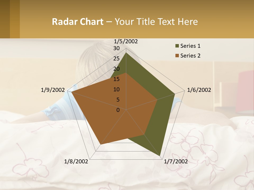 Retired Wave Pensioner PowerPoint Template