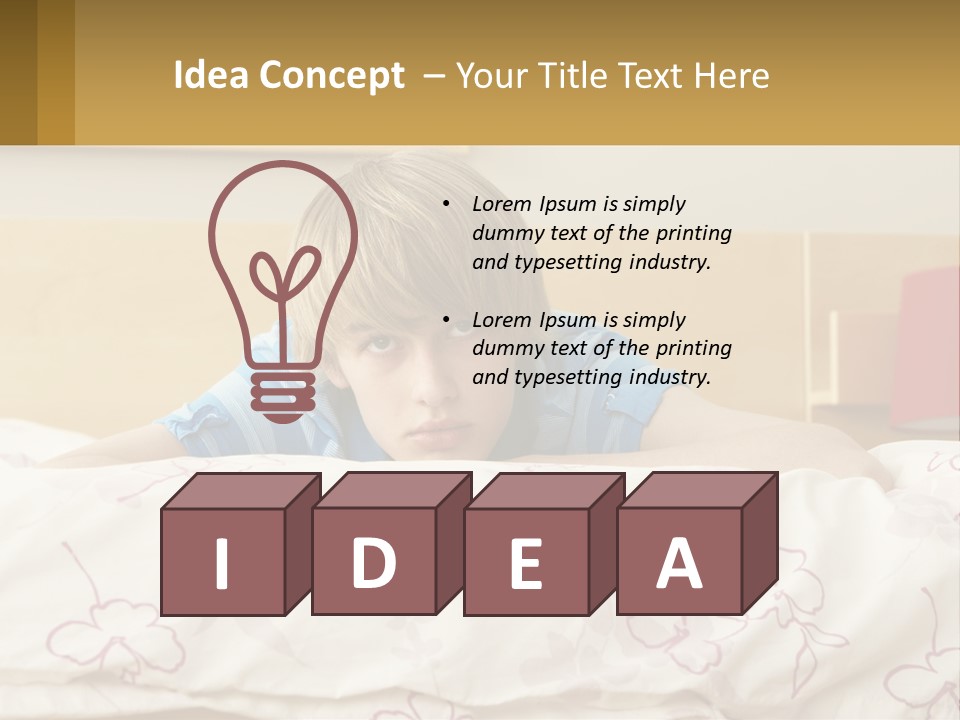 Retired Wave Pensioner PowerPoint Template