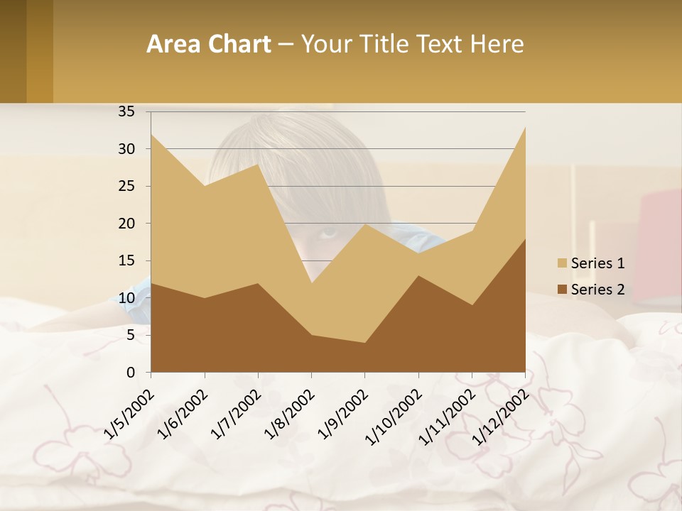 Retired Wave Pensioner PowerPoint Template