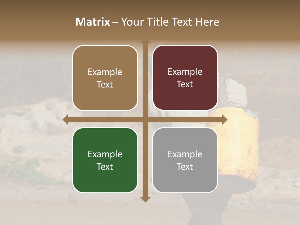 Sunset Coastal Caucasian PowerPoint Template