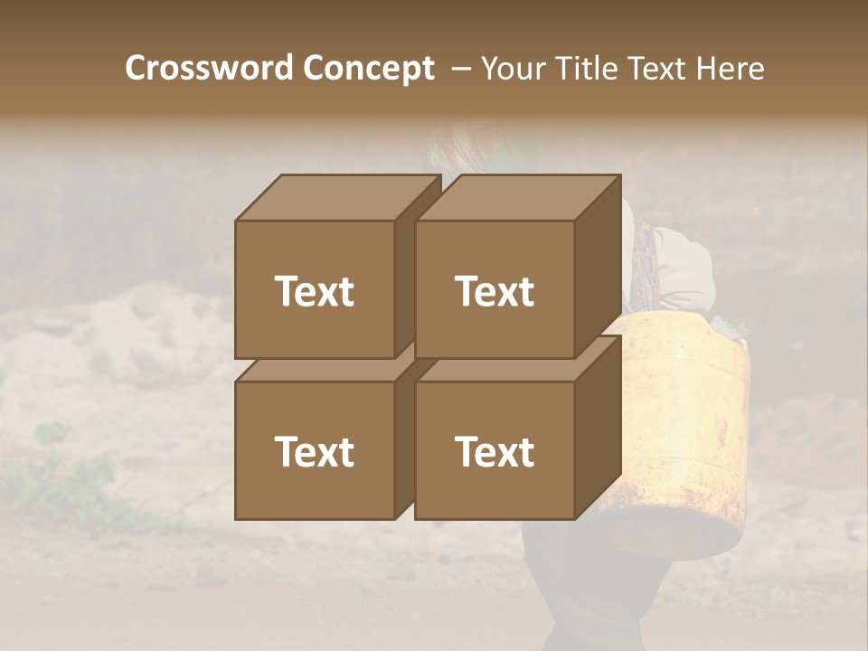 Sunset Coastal Caucasian PowerPoint Template