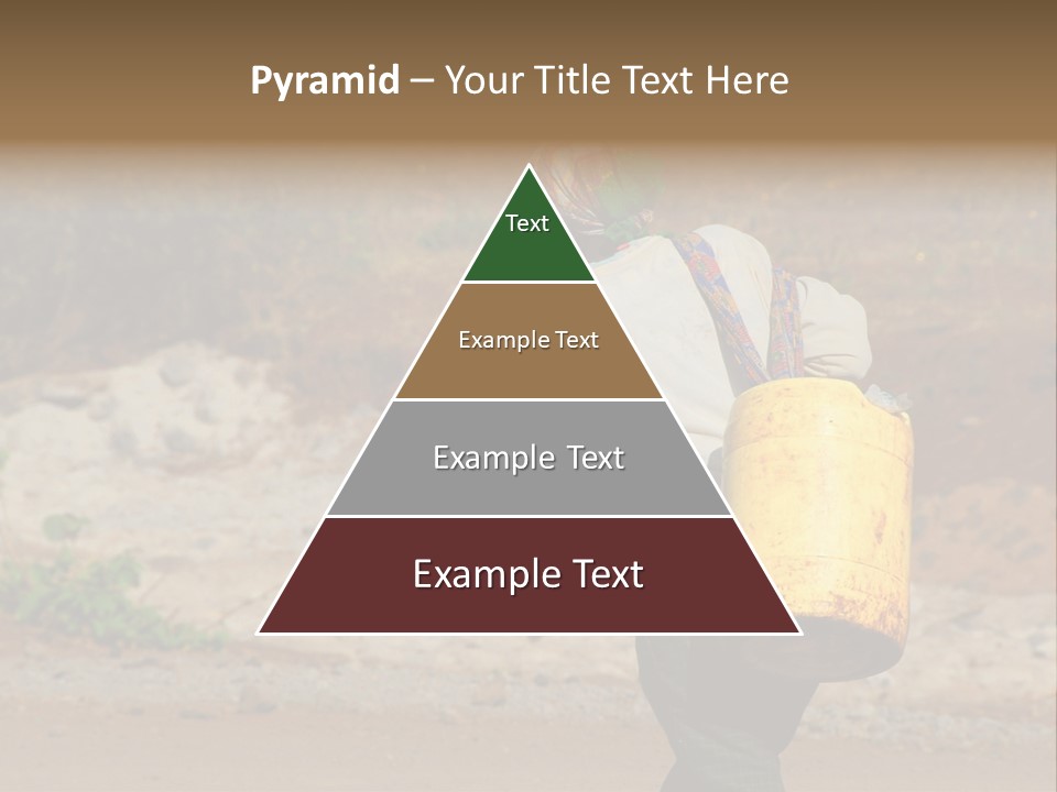 Sunset Coastal Caucasian PowerPoint Template