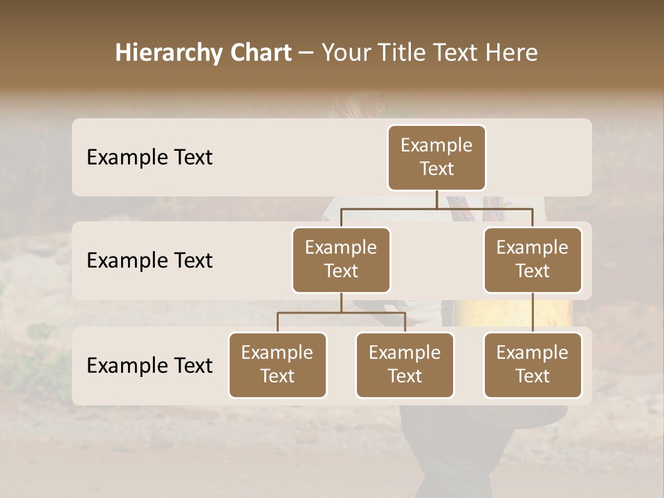 Sunset Coastal Caucasian PowerPoint Template