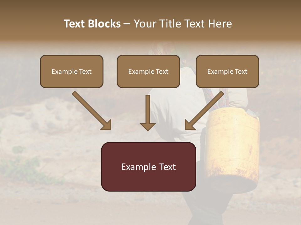 Sunset Coastal Caucasian PowerPoint Template
