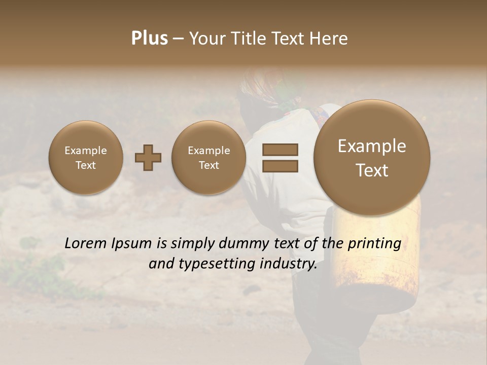 Sunset Coastal Caucasian PowerPoint Template