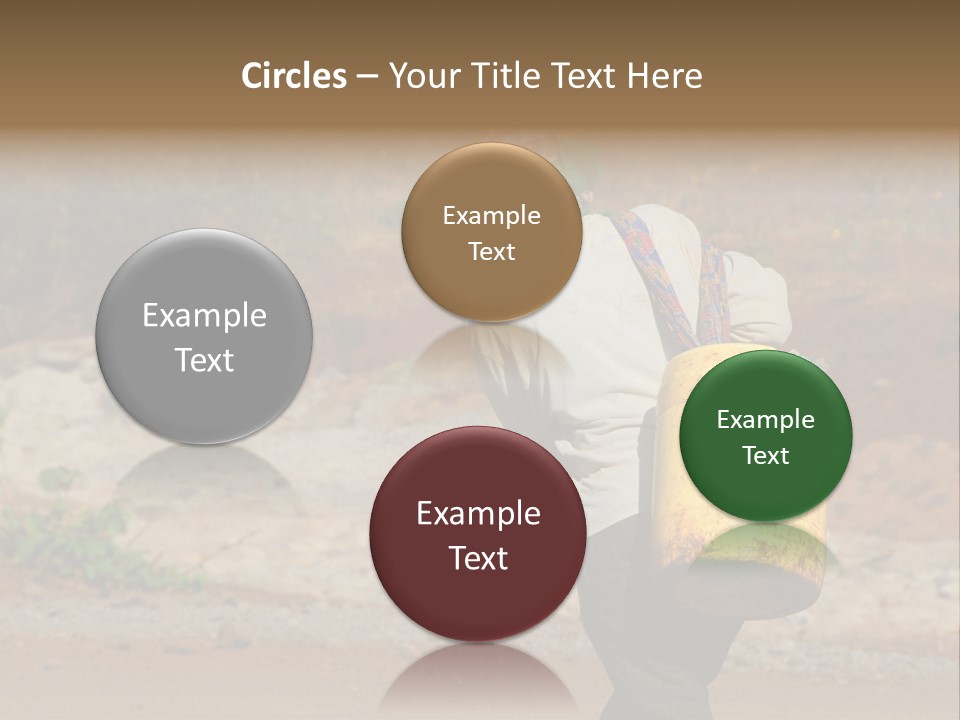 Sunset Coastal Caucasian PowerPoint Template