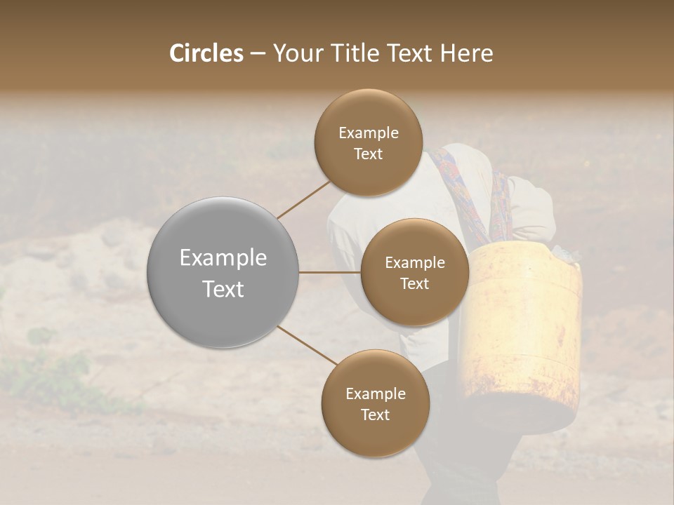 Sunset Coastal Caucasian PowerPoint Template