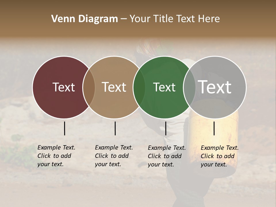 Sunset Coastal Caucasian PowerPoint Template