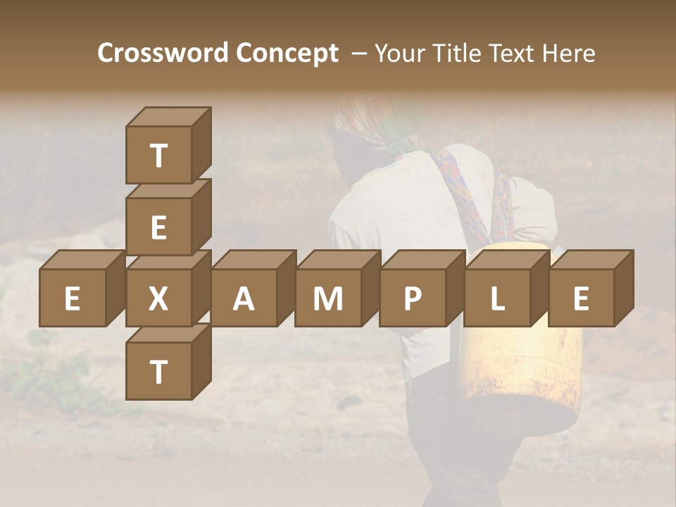 Sunset Coastal Caucasian PowerPoint Template