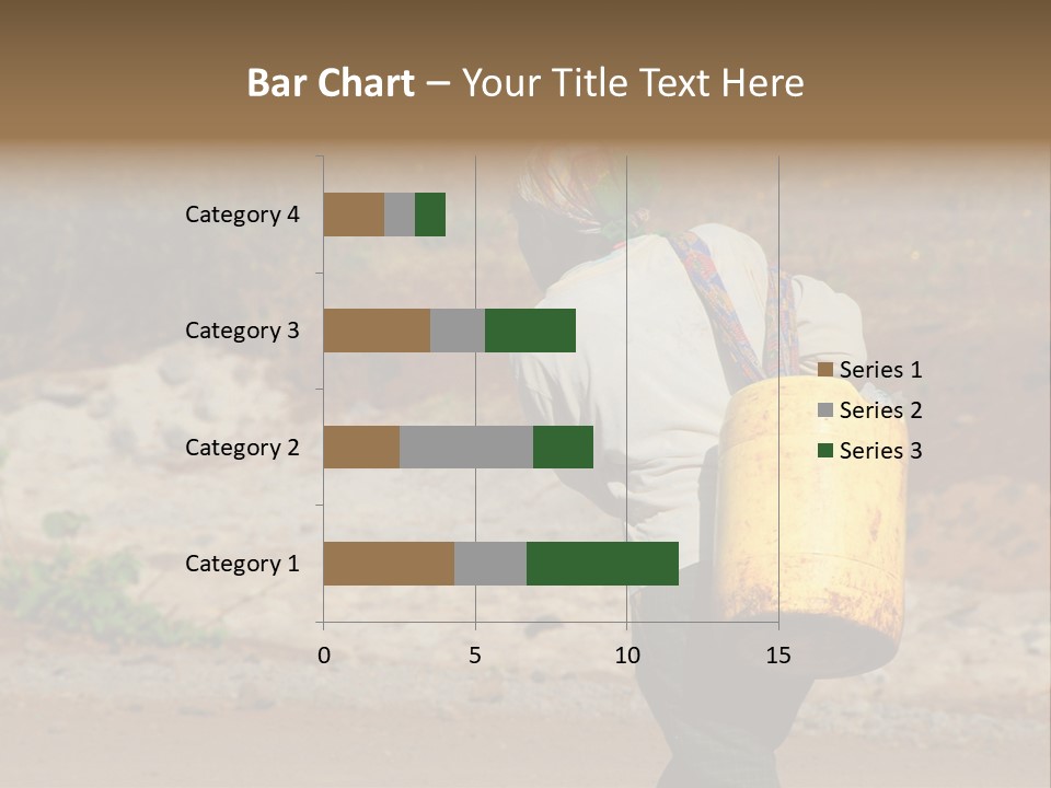 Sunset Coastal Caucasian PowerPoint Template