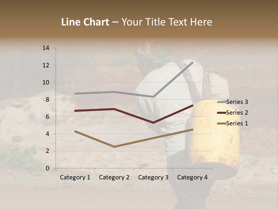Sunset Coastal Caucasian PowerPoint Template