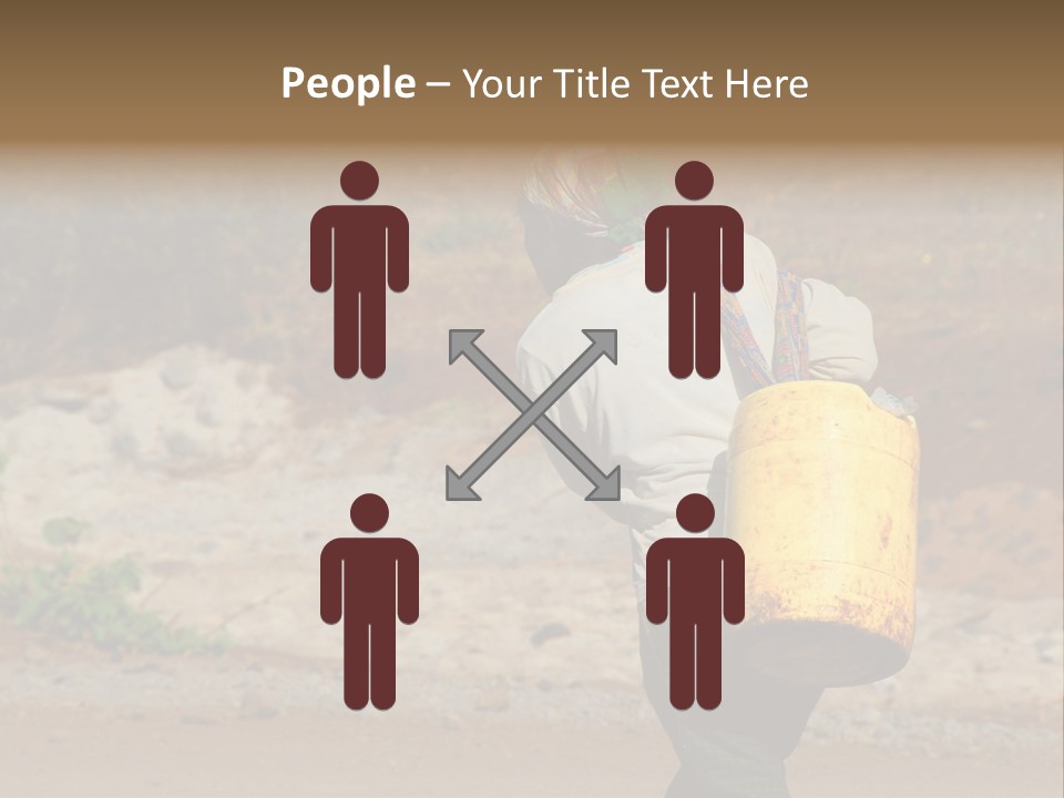 Sunset Coastal Caucasian PowerPoint Template