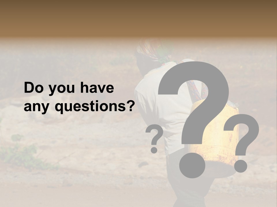 Sunset Coastal Caucasian PowerPoint Template