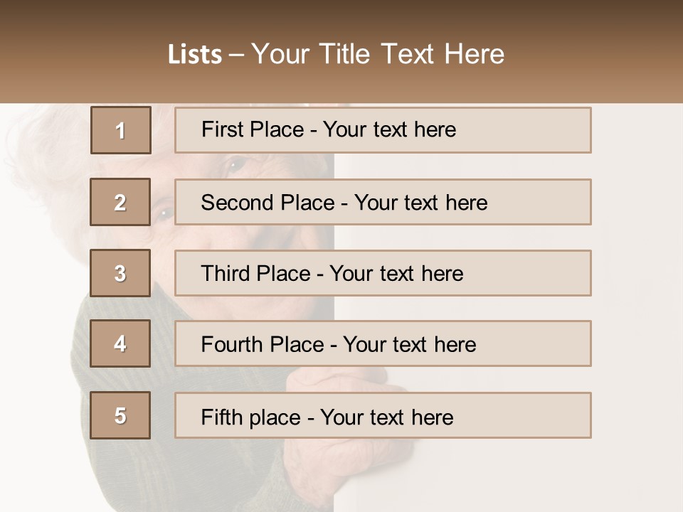 Coast Portrait Peaceful PowerPoint Template