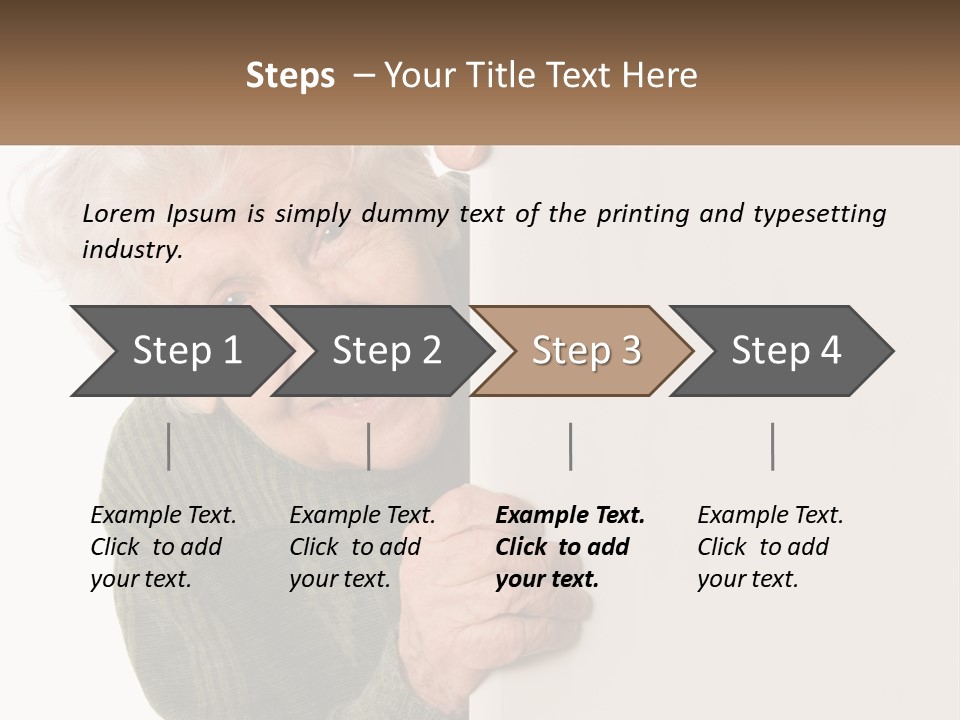 Coast Portrait Peaceful PowerPoint Template