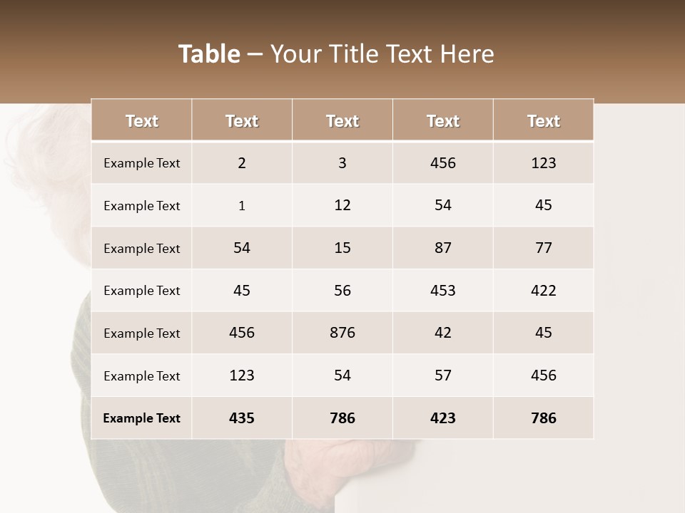 Coast Portrait Peaceful PowerPoint Template