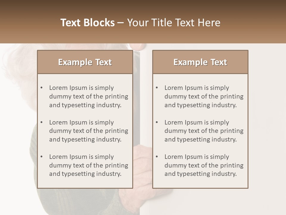 Coast Portrait Peaceful PowerPoint Template