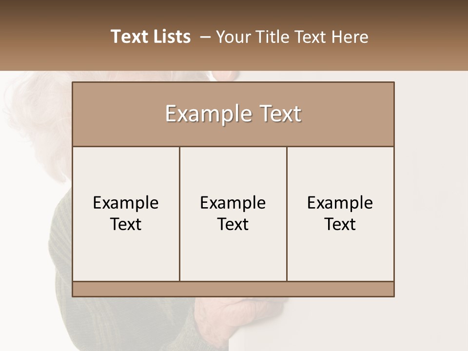 Coast Portrait Peaceful PowerPoint Template